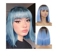 Perruque Perruque perruques de cheveux brésiliens droits for femmes coiffure humaine vin chaleur rouge Perruques