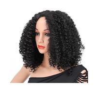 Perruque Perruques Afro bouclées for femmes, perruque synthétique bouclée à épaules courtes, résistante à la chaleur Femmes