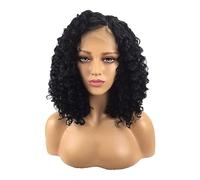 Perruque Perruques Afro courtes bouclées for femmes noires, perruque afro-américaine synthétique ondulée profonde, perruques de fête for hommes Femmes