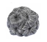 Perruque Ponytail Bun Bunut Trees Clip chez les femmes, extensions de cheveux de la pièce de cheveux Brun Brown Synthétique Perruques quotidiennes(2 pcs,02)