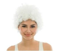 Perruque POP - court frisée Blanche