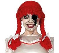 perruque poupée maléfique femme Rouge G