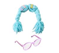 Perruque Pour Animaux Accessoires De Déguisement Cosplay De Chat Tresses Et