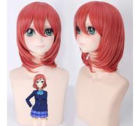 Perruque pour augmenter le volume des cheveux après chimiothérapie Cos Wig Love Live! Nishikino Maki Watermelon Red Face Anime Wig 360