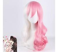 Perruque pour augmenter le volume des cheveux après chimiothérapie Cosplay perruque projectile sur rupture monome mixte couleur duo sortilège cheveux longs bouclés