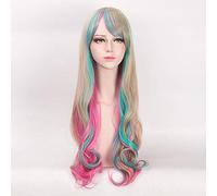 Perruque pour augmenter le volume des cheveux après chimiothérapie douce sœur air frange Lolita Grandma gris dégradé Cos perruque poire fleur tête couleur : Pl-749