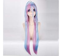 Perruque pour augmenter le volume des cheveux après chimiothérapie No Game No Life Blanc dégradé couleur Cos Anime Wig 353