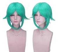 Perruque pour augmenter le volume des cheveux après chimiothérapie Pays Phosphate Phyllite Cos Perruque Turquoise Anti-déformation
