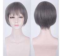 Perruque pour augmenter le volume des cheveux après chimiothérapie perruque femme cheveux courts visage rond étudiant mignon quotidien Lolita perruque air frange naturel moelleux Cos perruque couleur