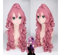 Perruque pour augmenter le volume des cheveux après chimiothérapie Vocaloid Patrol Ruka rose fumée haute température soie Anime Wig Patrol Cos