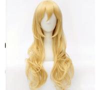 Perruque pour augmenter le volume des cheveux après la chimiothérapie, April Is Your Lie Kaoru Miyazono Golden Curly Hair Cosplay Wig