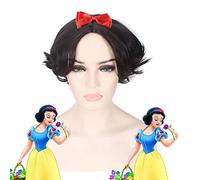 Perruque pour augmenter le volume des cheveux après la chimiothérapie Blanche Neige la même perruque courte bouclée ondulée Cos Anime Wig 683
