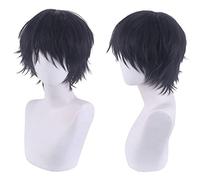 Perruque pour augmenter le volume des cheveux après la chimiothérapie Cospaly Wig Curse Back to Fight Fuheisher Black Reverse Warp