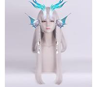 Perruque pour carnaval, vie nocturne, club, fête, déguisement, perruque King Xi Shi Fmvp Skin Yulong Qingying Cosplay perruque