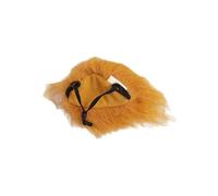 Perruque pour chat - Couvre-chef pour animal domestique - Doux et réglable avec ajustement confortable, pour fête costumée (taille L, jaune)