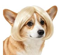 Perruque pour chien - Poney - Réglable - Style humain - Costume