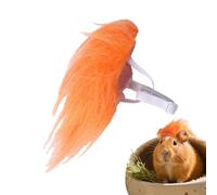 Perruque pour Chien - Postiche Orange pour Déguisement Félin | Accessoire Déguisement pour Chat Et Chiot Fêtes Noël Halloween Voyage Intérieur Extérieur