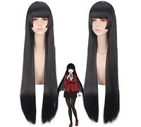 Perruque pour cosplay Gambling on the Abyss Snake Mengzi Snake Mengzi Black Snow Girl Yuki Sakura