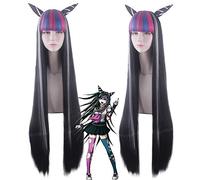 Perruque pour cosplay Super 2 Danwanmai Yui Buki Style cheveux longs raides