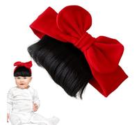 Perruque pour Enfant,Bandeau Perruque Frange Avec Nœud Papillon - Accessoires Capillaires Tendances, Coiffures Mignonnes Pour Spectacles, Fêtes, Maison, Voyage Et Photographie