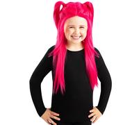 Rubie's Perruque Mira KPOP officielle Netflix Rose pour enfant Taille unique