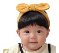 Perruque pour Enfant | Perruques Jeunes Filles avec Frange et Nœud, Bandeau Capillaire | Accessoires Capillaires Tendances, Coiffures Mignonnes Pour Spectacles, Fêtes, Maison, Voyage Et Photographie