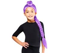 Rubies - Netflix KPOP Demon Hunters officiel - Perruque pour enfant de Rumi/Huntrix - Taille unique