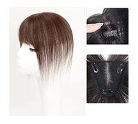 Perruque pour femme avec de vrais cheveux pour couvrir les cheveux gris, fine tête de cheveux, vrais cheveux moelleux, augmente le volume des cheveux, fausse frange, perruques synthétiques naturelle