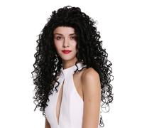 Perruque pour Femme Lace-Front Long Dense Sauvage Boucles Brésil Latina Noir