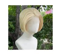 Perruque pour femme Perruques synthétiques blondes courtes avec dentelle frontale 613 for femmes, perruques de cosplay Pour une utilisation quotidienne lors de fêtes