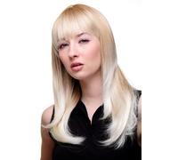 Perruque pour Femme Scandinave Blond Clair Frange Long Env. 50 CM 3114-27T613