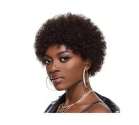 Perruque Pour femmes Perruque courte bou avec frange et coupe Pixie en cheveux humains, entièrement fabriquée à la machine