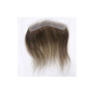 Perruque pour Homme Postiche frontal fin de 0,06 mm for homme, prothèse capillaire, système de cheveux humains lisses(#7,16x2.5cm)