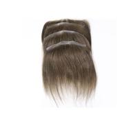 Perruque pour Homme Postiche frontal for homme de 15 cm, finition invisible HD, style V, imitation peau PU.(16x2cm,7)