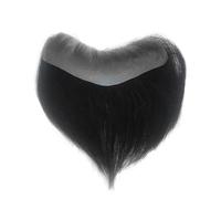 Perruque pour Homme Postiche frontal for homme, en cheveux humains et polyuréthane, avec boucle en V, for calvitie naissante. Système de remplacement capillaire.(2.5cm x 16cm)