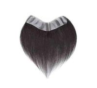 Perruque pour hommes Front délié V-forme cheveux humains postiche naturelle peau mince Base Patch Toupet pour hommes(3x16cm)