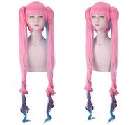 Perruque pour King Game Glory Angela Cos Perruque Mind Hacker Girl Hacker Tiger Clip