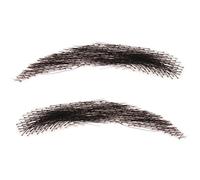Perruque pour les yeux, perruques à sourcils pour femmes, perruques invisibles à faux sourcils 3D, conception unisexe (1 paire, D2-vm32-2), pour femmes