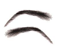 Perruque pour les yeux, perruques à sourcils pour femmes, perruques pour les yeux fabriquées à la main - Faux sourcils 3D invisibles pour hommes et femmes, 7x1 cm (1 paire)