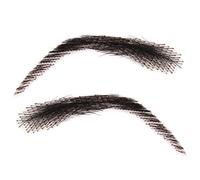 Perruque pour les yeux, perruques à sourcils pour femmes, perruques pour les yeux fabriquées à la main - Faux sourcils 3D invisibles pour hommes et femmes, 7x1 cm (1 paire) ;1