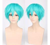 Perruque pour mariage, tir, défilé, entretien, cos, perruque juvénile, anti-frisage, cheveux courts, couleur universelle, perruque pour homme, cosplay, perruque d'anime, couleur : Pl-002-4#
