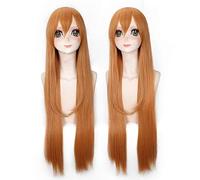 Perruque pour mariage, tournage, défilé, interview Qianwumei - Petite perruque de cheveux longs et raides - Perruque d'anime 136
