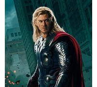 Perruque pour vêtements assortis pour déguisement Mascarade Cos perruque Movie 2 Thor lin brun cheveux bouclés