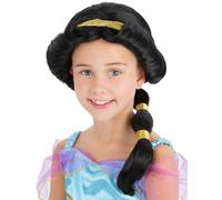 Perruque Princesse Orientale Fille Noir