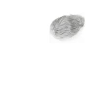 Perruque Prothèse capillaire for homme 20 x 25 cm, fine mono top avec base en PU, postiche for #1B80, système naturel