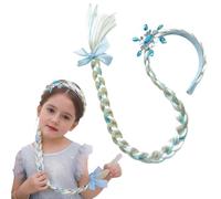 Perruque Raiponce Perruque Princesse Enfant, Perruques Déguisement, Tresses Cheveux Extensions, accessoire de cheveux pour filles et enfants, pour Carnaval Haloween Fête