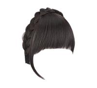 Perruque respirante avec frange naturelle pour une transformation rapide de la coiffure