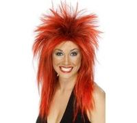 Perruque rock rouge femme Taille Unique rouge G