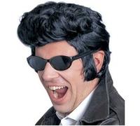 Perruque Rockeur Elvis - Noir noir G