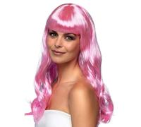 Boland – Perruque Chique – cheveux synthétiques longs et lisses avec frange – Carnaval